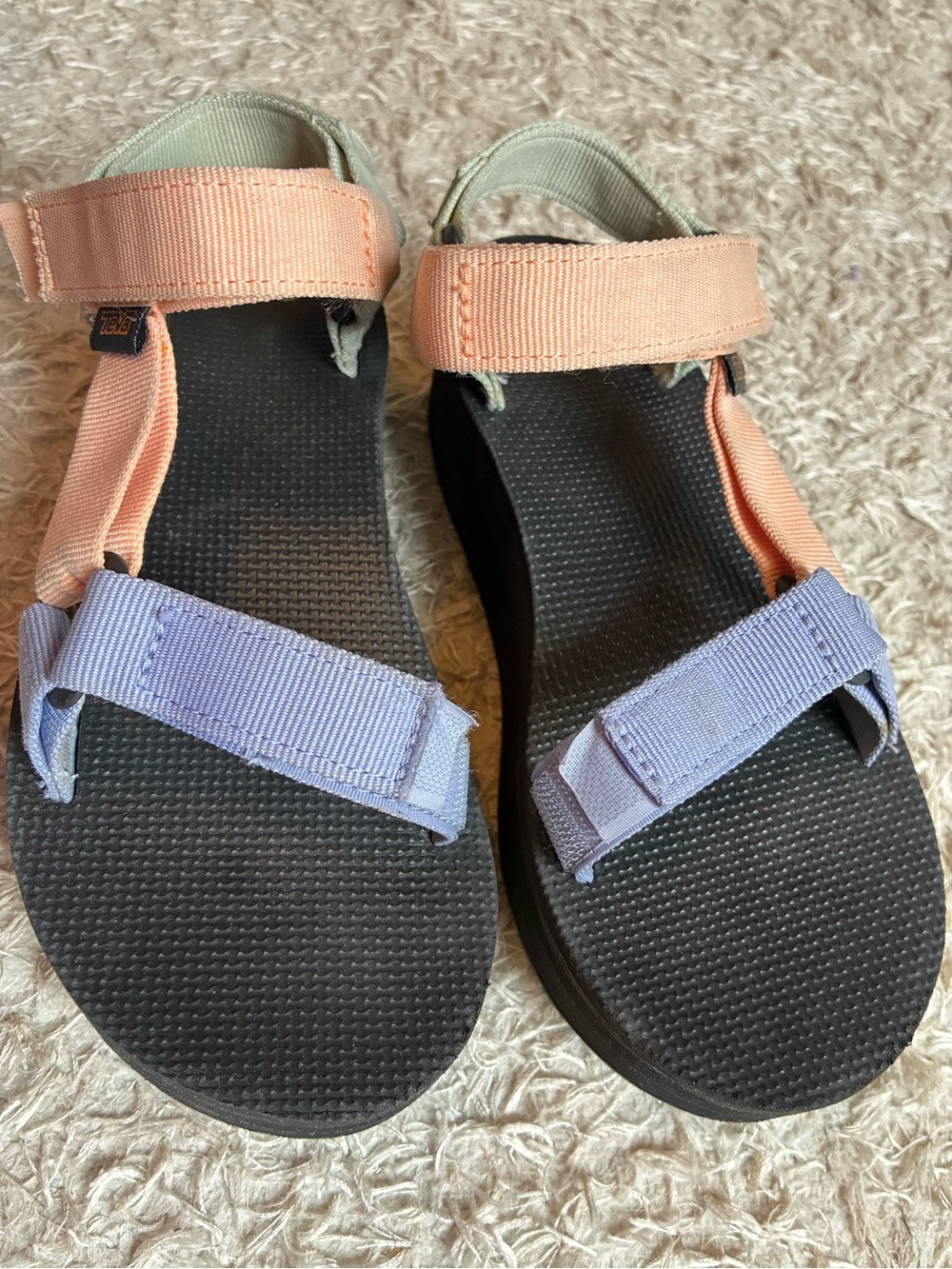 Teva Flatform Universal Sandals Sherbet Multi - Picture 5 of 15